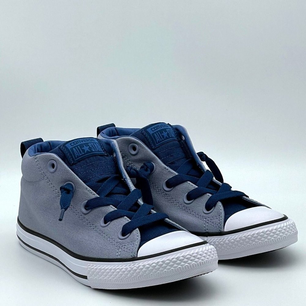 Converse Chuck Taylor All Star Street Mid Glacier Grey Big Kids Shoes 659969